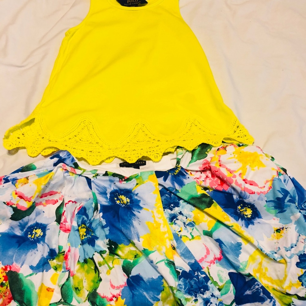 POLO BY RALPH LAUREN GIRLS SUMMER OUTFIT